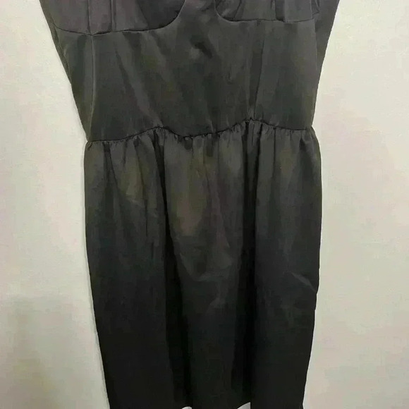 Boohoo Black Plus Scuba Sweetheart Skater Dress US 24 NWT - Picture 6 of 10